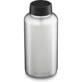Klean Kanteen Wide 1009501 Loop Cap Brushed Stainless, bouteille thermos, 1900 ml