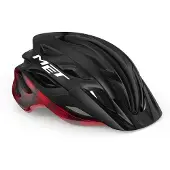Met Casque Veleno noir-rouge Taille M (56-58 cm) 3HM138CE00MNR1
