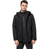 Jack Wolfskin Taubenberg 3in1 Jacket Noir L Homme