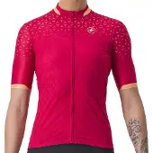 Castelli Pezzi Short Sleeve Jersey Rouge XS Femme