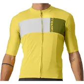 Castelli Prologo 7 Short Sleeve Jersey Jaune 2XL Homme