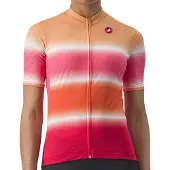 Castelli Dolce Short Sleeve Jersey Orange,Rose XL Femme