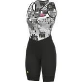 ALÉ Velocity Integrato Sleeveless Race Suit Noir S Femme