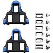Shimano Jeu de cales SM-SH12 2 Degrés Bleu
