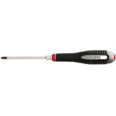Bahco Ergo Phillips Hex Nut Screwdriver With Rubber Ph3x150 Mm Handle Argenté