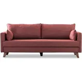 Hannah Home , Bella- BLC1517, Claret,Red, Canapés-lits, Cadre : Bois / MDF