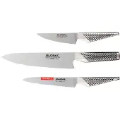 Global G2111 Set de couteaux (3 pièces)