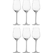 Zwiesel Glas Schott - Ensemble de 6 verres à vin blanc Fortissimo - Tritan/cristal - Lavable au lave-vaisselle - Verres à vin blanc - Référence : 112492