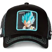 Capslab Dragon Ball Z Vegeta Cap Noir