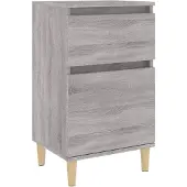 vidaXL Table de chevet sonoma gris 40x35x70 cm