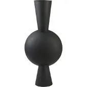 Light & Living Vase Kavandu de - Noir - 37,5 x 22 x 81 cm - Métal - Moderne - Vase à fleurs - Décoration d'intérieur - Vase décoratif pour le salon ou la chambre à coucher