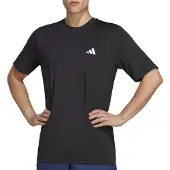 Adidas T-Shirt fonctionnel 'Essentials' noir / blanc