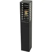 QAZQA Lampadaire d'extérieur moderne noir 80 cm IP44 - Reims
