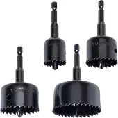 Kwb Kit de scie cloche 1/4''E6.3 4 pièces