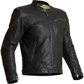 Halvarssons Idre blouson en cuir de moto, noir, 50