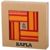 Kapla 40 Rouge Et Orange + Livre