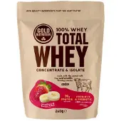 Gold Nutrition Total Whey Protein Strawberry&banana 260g Beige