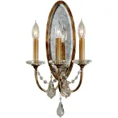 Elstead Lighting Applique murale Elstead Valentina, culot E14, 3 lumières, finition bronze oxydé