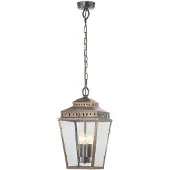 Elstead Lighting Suspension d'extérieur rétro en laiton vieilli, E14, 60 W, Mansion House Elstead