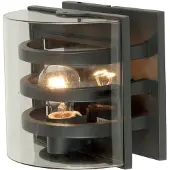 Elstead Lighting Applique murale extérieure industrielle graphite E27 60W Frida Elstead