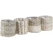 Mica Decorations Panier Modèle Alexis Blanc-beige ø10cm X 9cm H.