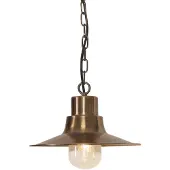 Elstead Lighting Suspension d'extérieur en laiton vieilli, E27, 60 W, Sheldon Elstead