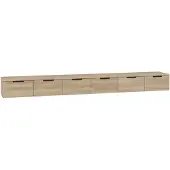 vidaXL Armoires murales 2 pcs Chêne sonoma 102x30x20 cm