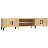 vidaXL Armoire TV Chêne Sonoma 180x31,5x40 cm Bois composite