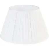 QAZQA Abat-jour plissé blanc 35/20 cm
