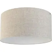 QAZQA Abat-jour en tissu gris clair 50/50/25