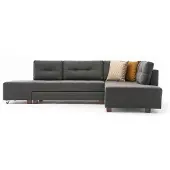 Hannah Home , Manama- BLC2544, Anthracite, Canapés-lits, Cadre : Bois / Panneaux de fibres
