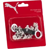 Puma Crampons de rechange pour ballon de football, 4x13 / 8x11 mm + clé de montage, couleur : argent