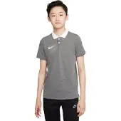 Nike Dri Fit Park Short Sleeve Polo Gris 9 Years Garçon