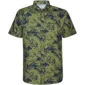 Petrol Industries 422 Aop Short Sleeve Shirt Vert M Homme