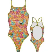 Turbo Tropical Tucan Flour Swimsuit Multicolore L Femme