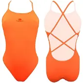 Turbo Patron Sirene Swimsuit Orange M Femme