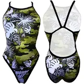 Turbo Revolution Wild Camo Swimsuit Multicolore 3XL Femme