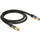 DeLOCK Câble d'antenne coaxial - Noir