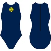 Turbo Basic Waterpolo Swimsuit Bleu 11-12 Years Fille