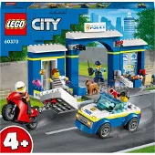 LEGO City Police Station Breakout, 172 pièces, jeu de construction, blocs de construction, briques, jouets, à partir de 4 ans, 60370