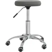 vidaXL Chaise de bureau pivotante gris foncé velours