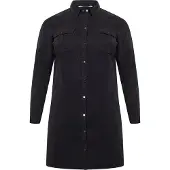 Vero moda Sila Mix Long Sleeve Dress Noir 54 Femme