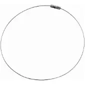 Danish design - Collier en acier inoxydable avec fermeture en titane IJ098N45