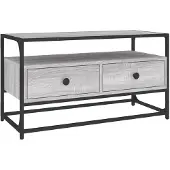 vidaXL Armoire TV Gris Sonoma 80x35x45 cm Bois composite