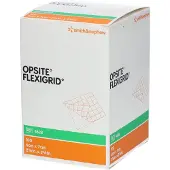 Smith&Nephew Opsite Flexigrid Pansement transparent 6 x 7 cm 100 pc(s) Pansement(S)