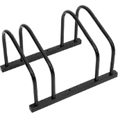vidaXL Support à vélo pour 2 vélos noir acier