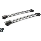 Yakima Paire de rails de toit en aluminium 85 cm