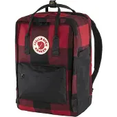 Fjällräven Kånken Re-Wool 15" Red-Black 18 L