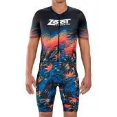Zoot Ltd Aero Fz Short Sleeve Trisuit Bleu S Homme