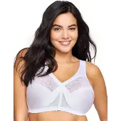 Glamorise 1000 Full Coverage Bra, Blanc, 95I Femme